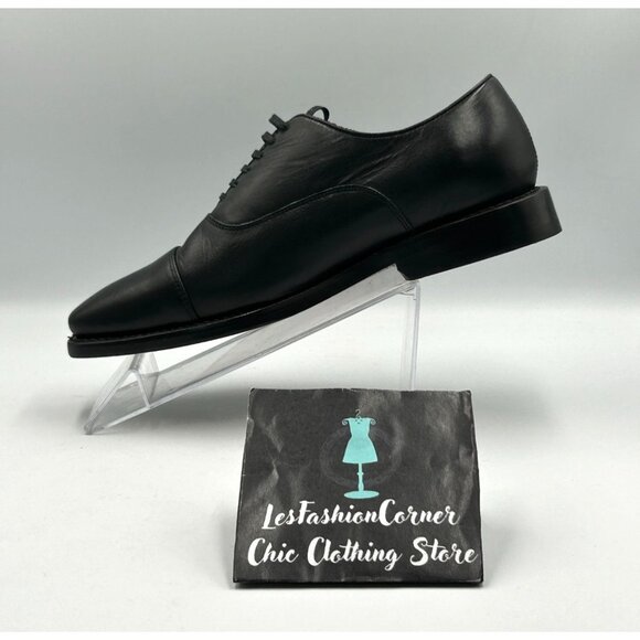 Thursday Men\'s Black Leather Everyday Cap Toe Oxford  Dress Shoes Size 8 3269 main image 9